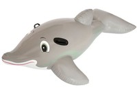 Schwimmtier Delfin Aufblasbarer Delphin Pool Reittier Mit 2 Griffen 155 Cm