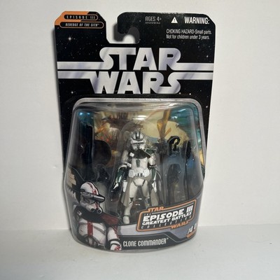 Star Wars Episode III Greatest Battles Clone Commander #14 3.75  Scale Figure 