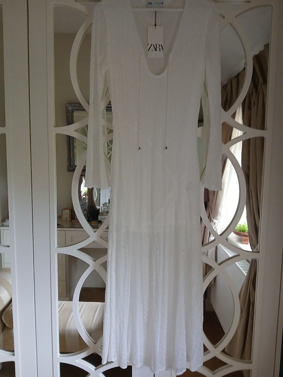 Collection By ZARA white Lace Maxi Dress Size XL | eBay UK Collection By ZARA white Lace Maxi Dress Size XL | eBay UK
