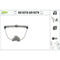 Valeo 851879 Fensterheber FüR Renault Clio Thalia BB CB LB