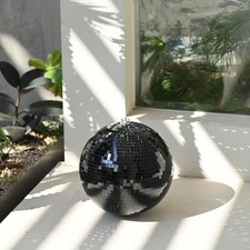 AplusChoice 12" Large Disco Ball Mirror Big Hanging Glass Party Events Wedding