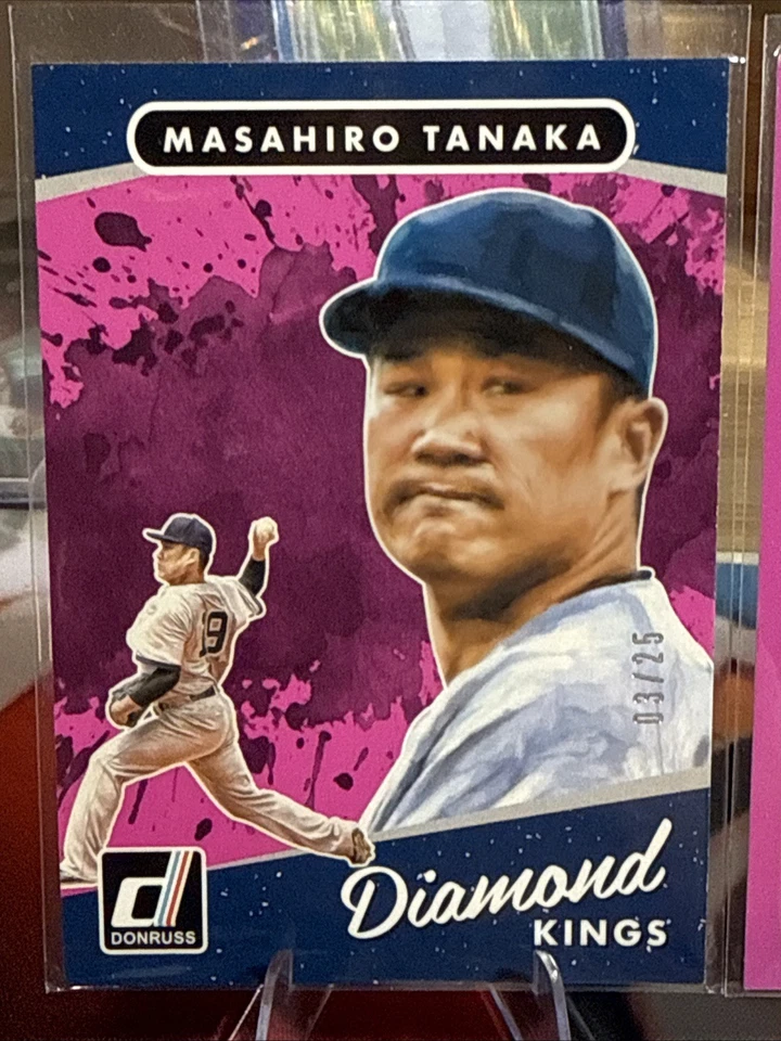 Masahiro Tanaka 7 Card Serial Numbered Lot. DK /25, Donruss /25, Topps /99 - Изображение 2 из 4