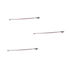 Set of 3 Violin Bow Accessories Pernambuco Ebony Parts Brazilwood