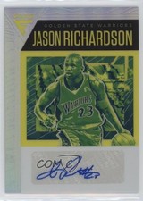 2020-21 Panini Flux Signatures Silver Prizm Jason Richardson #FLS-JRI Auto 13c1