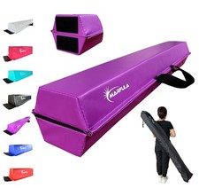 6 FT / 8 FT / 9 FT / 10 FT Balance Beam Folding Floor Gymnastics Equipment fo...