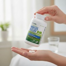 Mucus Relief DM Tablets - 200 Count for Effective Cough and Congestion Relief