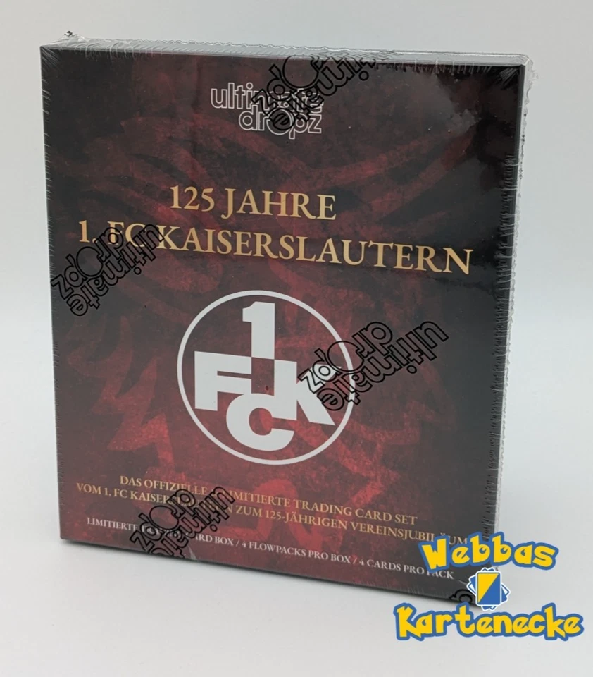 Ultimate Dropz - 1. FC Kaiserslautern 125 Jahre Trading Card Box - NEU & OVP