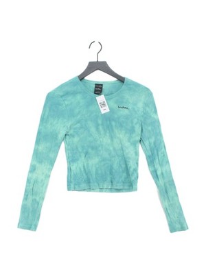 Iets Frans Damen T-Shirt L Blau 100% Baumwolle Kurzarm Rundhals Basic