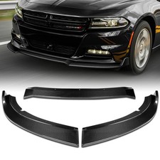 Front Bumper Lip Splitter for Dodge Charger 2015-2023 Real Carbon Fiber STP