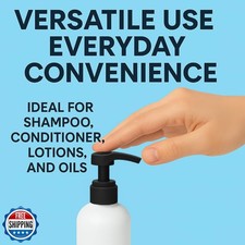 Universal Shampoo/Conditioner Dispenser Pump for Bottles, Leak Proof, Pump To...