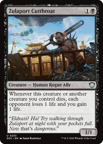 Zulaport Cutthroat - 233 - NM - Commander: Secrets of Strixhaven