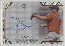2015 Topps Tribute Auto 184/189 George Springer #TA-GSP Auto 8k4