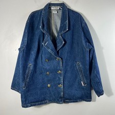 Vintage Georges Marciano Guess Denim Jacket S Made in USA Cotton