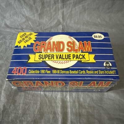 Grand Slam Super Value Pack 400 Collectible Baseball Cards Fleer & Donruss