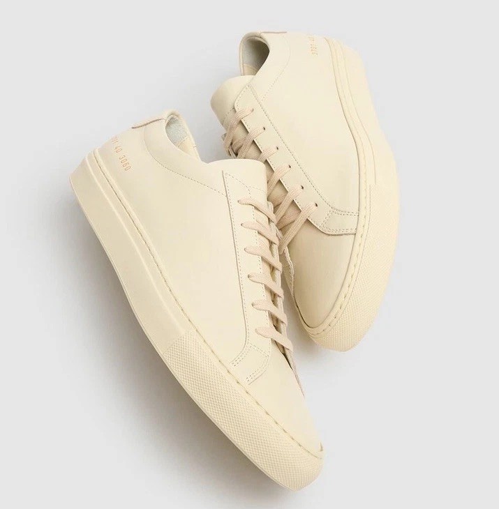 ⭐︎ women by common projects スニーカー　38⭐︎ COMMON PROJECTS Women's 'Original Achilles Leather Sneakers' Nude
