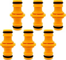 6pcs Double Male Hose Connectors Garden Hose Tap Double Male Hose End Connector