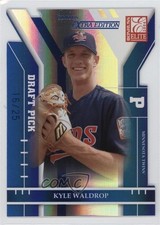 2004 Donruss Elite Extra Edition Status Die-Cut 16/25 Kyle Waldrop #305 0f6