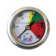 Nitrous Express Nitrous Bottle Pressure Gauge 2-116 Diameter Nitrous Express Nitrous Bottle Pressure Gauge 2-116 Diameter