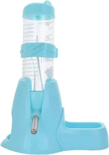 Hamster Water Bottle – 125ml Automatic Pet Feeder with Food Base & Hanging Dispe