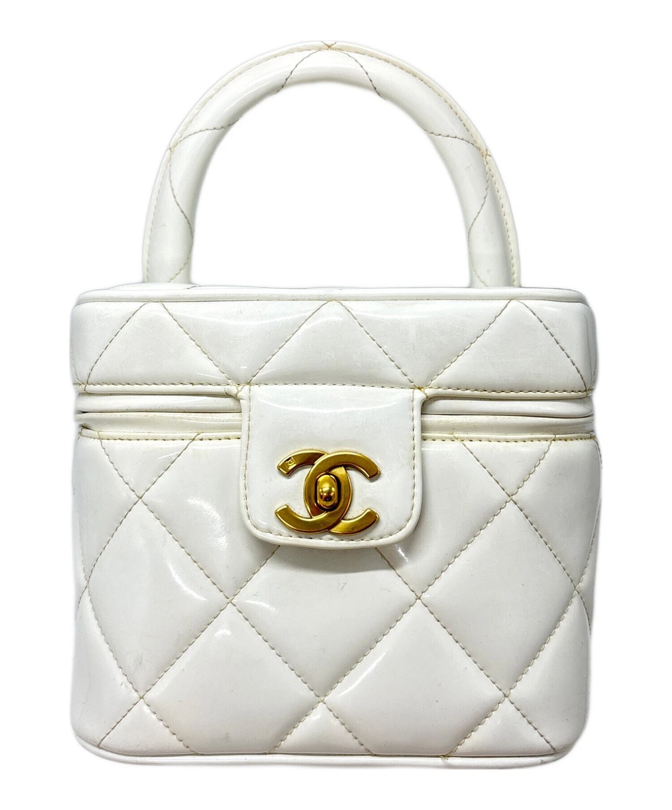 Chanel — Chanel Matelasse White Bag #TFB588