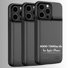 Battery Charger Case Power Bank Charging Cover For iPhone 17 16 15 14 13 12 11 8