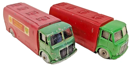 Pair of Vintage Dinky Toys Dublo AEC Mercury Petrol Tanker Shell BP Unboxed