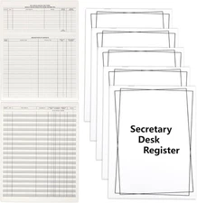 5 Pieces Checkbook Transaction Register 6.4 * 8.25inch * 