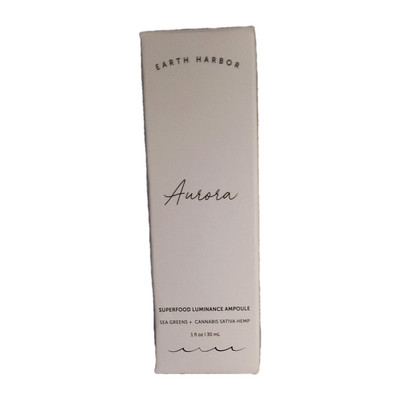 Earth Harbor Aurora Superfood Luminance Ampoule 1 fl. Oz. Full Size NEW IB