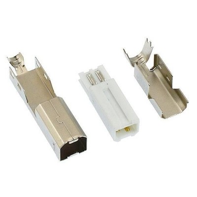 10 x USB Type B Rewireable Plug