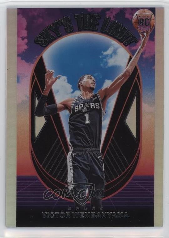 2023-24 Panini Recon Sky's the Limit Victor Wembanyama #9 Rookie RC 0ve9
