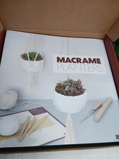 Macrame Planters Kiwico Maker Crate Craft Kit New in Open Box