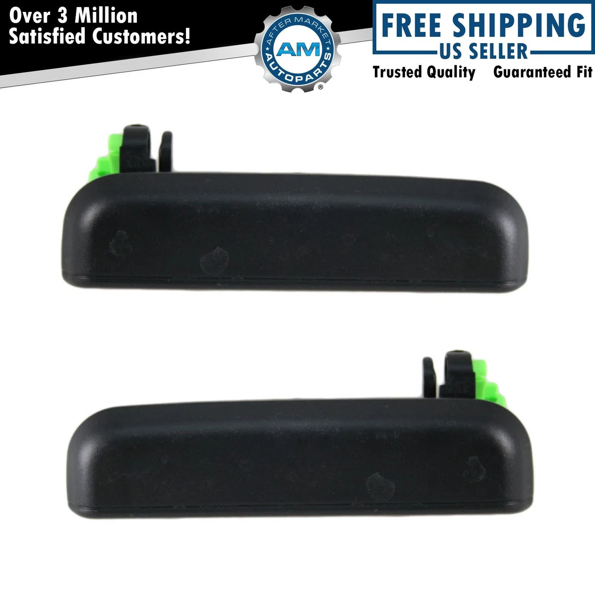 Poignée De Porte Extérieure Droite Arrière Pour Toyota Tercel 91-94 - Noire, Sans Trou De Serrure, Neuve