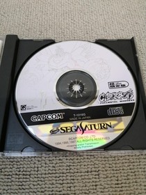 Capcom Cyberbots Sega Saturn Robot Fighting Game Rare Used with Manual
