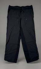 Lululemon Dance Studio Crop 25" Size 8 Black Ruched Cinch Hems
