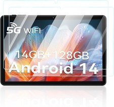 2 Pack Screen Protector for 2025 New Android 14 Tablet 10 inch, Anti-Scratch 9H