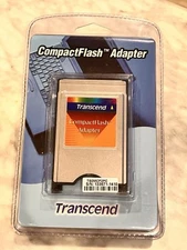 Transcend CompactFlash Adapter TS0MCF2PC - New Sealed
