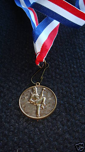DRUM MAJORETTE MEDALS w/RIBBON /TROPHY / SPORT AWARD ## - Picture 1 of 2