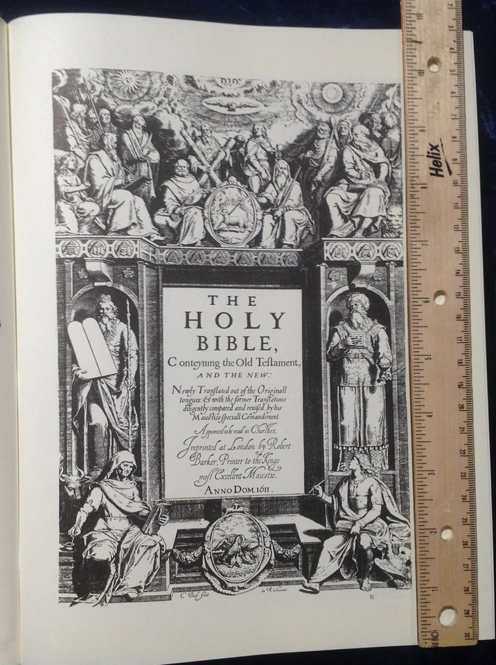 1611 King James Bible 1st Edition Foto 3 de 4