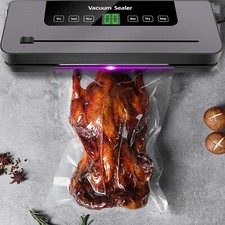 Electric Automatic Vacuum Sealer Sealing Machine + Bags For Food Dry Wet Packing