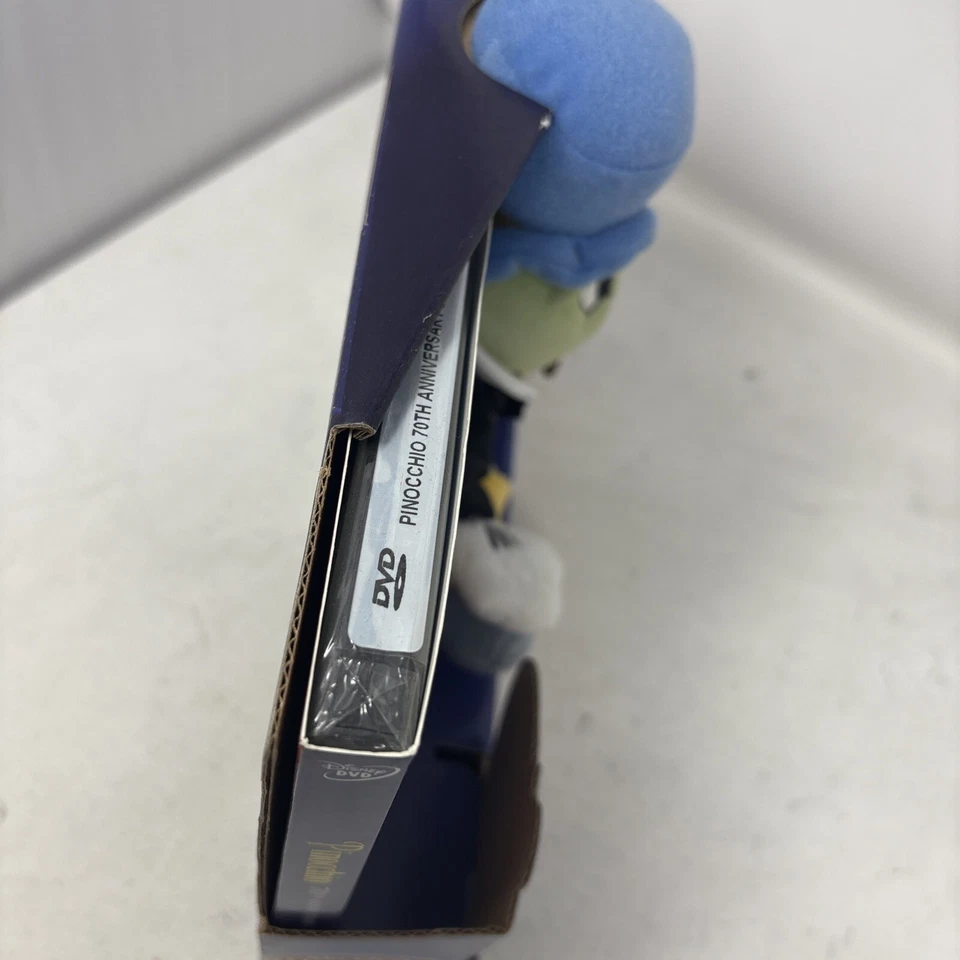 Disney Pinocchio 70th Anniversary 2-Disc DVD Set w Jiminy Cricket Plush New HTF - Image 2 of 4