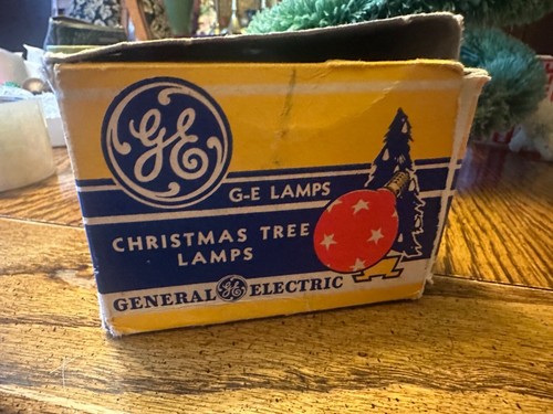 4 GE Vintage Snowflake Painted Christmas Bulbs RARE working original box - Picture 16 of 17