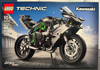 LEGO TECHNIC Kawasaki Ninja H2R Motorcycle - 42170 - 643 Pcs - New in Box