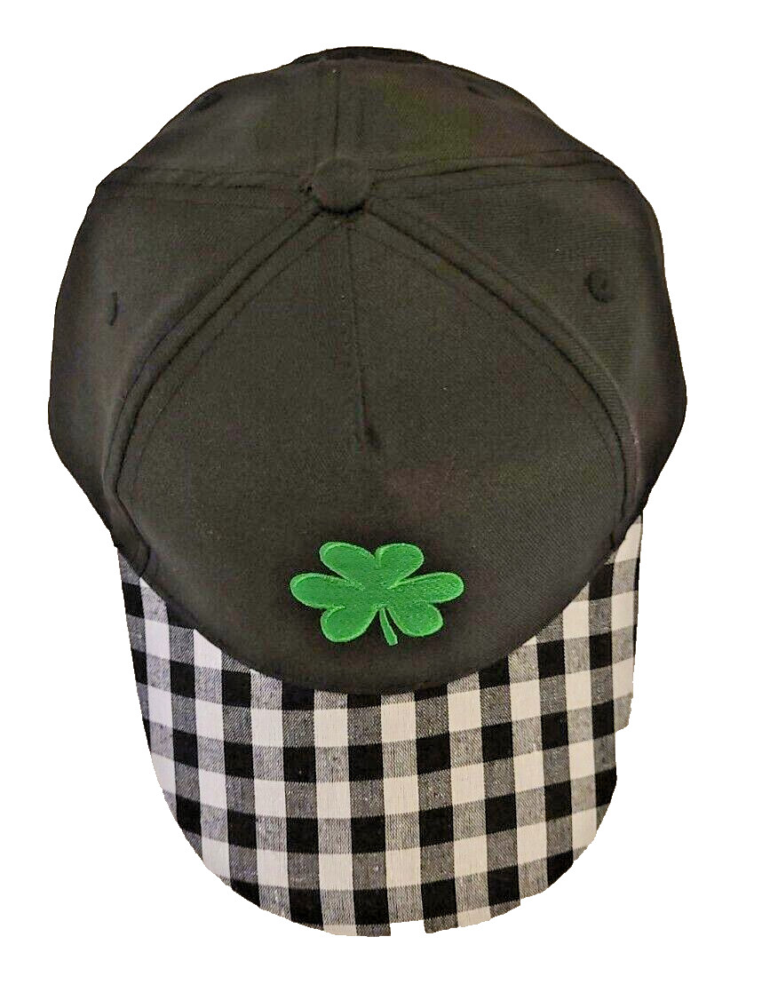 Clover Baseball Hat - Plaid and Solid Pattern - image 5