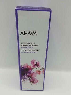 Ahava Deadsea Water Mineral Shower Gel Spring Blossom NEW 200ml 6.8 fl oz