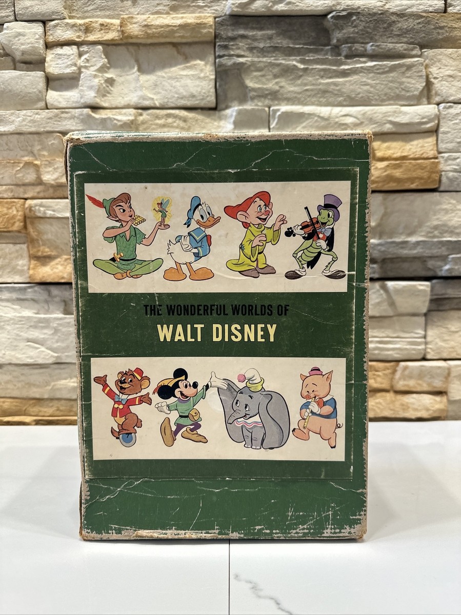The Wonderful Worlds of Walt Disney 1965 4 Books Fantasy Land