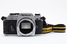 Near Mint- Nikon FG 35mm SLR Film Camera Silver Body Only From Japan 35975