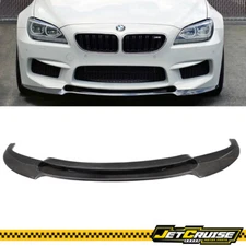 Fits 12-17 BMW 6 Series F06 M6 V Style Carbon Fiber Front Bumper Lip Splitter