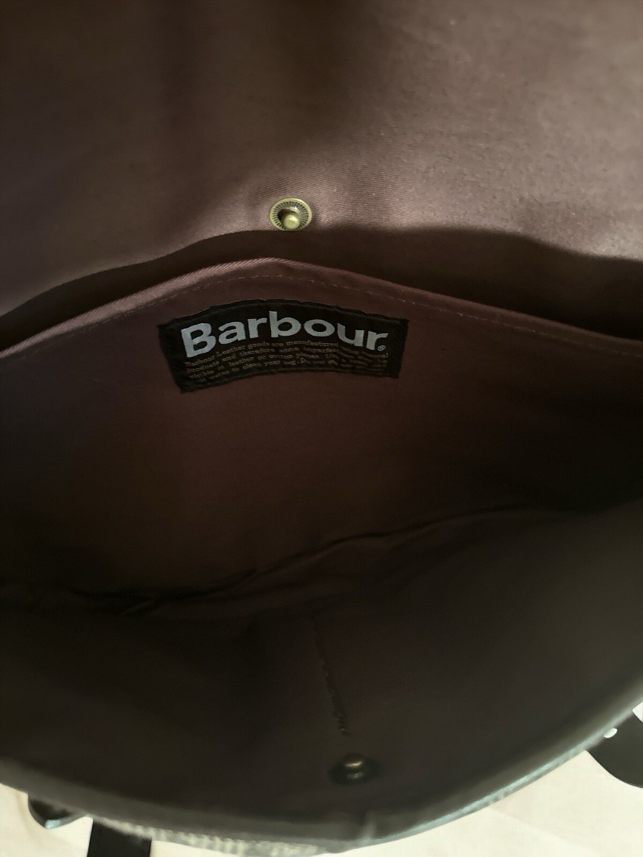 Barbour Messenger Fly Fishing Tarras Bag Brown Tweed Missing