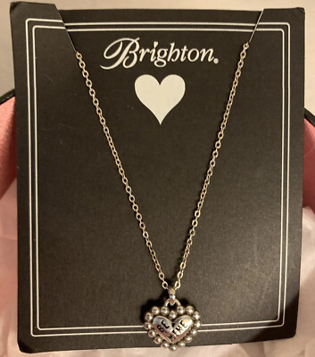 BRIGHTON  BE MINE  Heart Reversible NECKLACE RETIRED New With Gift Box