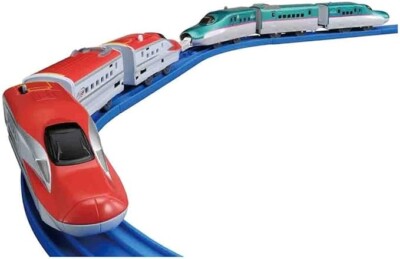 TAKARA TOMY PLARAIL Shinkansen, Bullet Train E5 & E6 Series Connect Set New